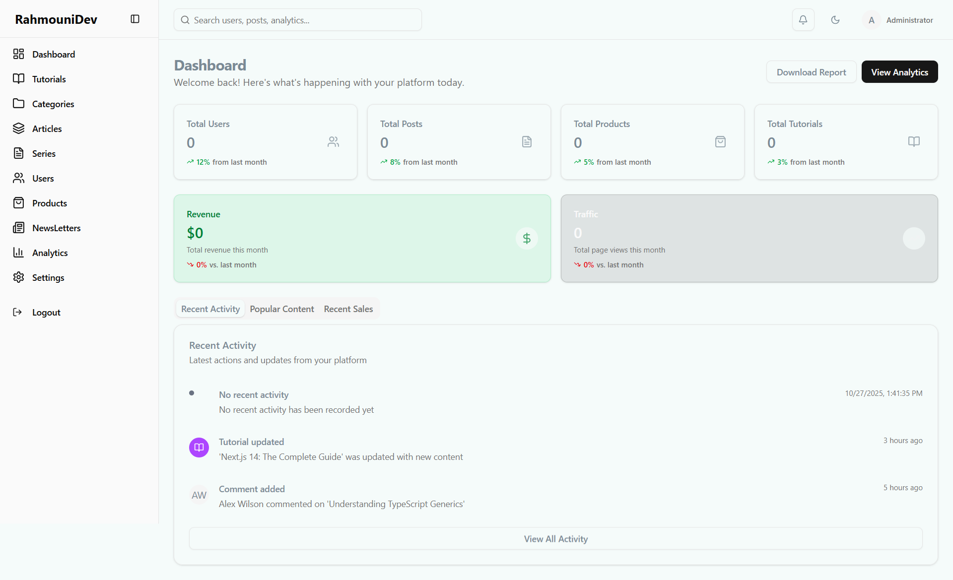 Admin Panel